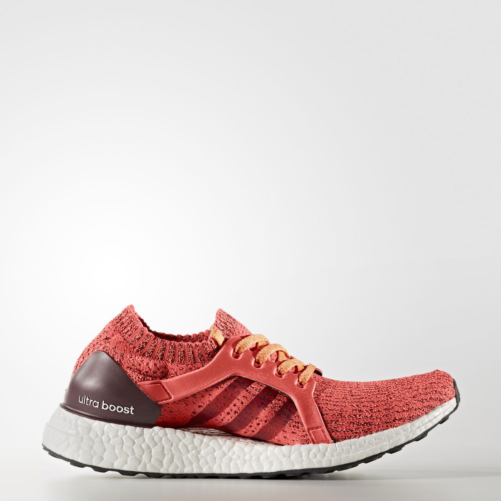 Adidas Ultra Boost X - παπουτσια για τρεξιμο γυναικεια - Κοραλι/Μπορντο/Πορτοκαλι,Μέγεθος: EU 36 – 5